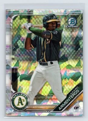 2019 Bowman Draft Sapphire Edition Lazaro Armenteros Oakland Athletics - Image 1 of 2