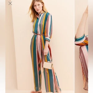 Tuta Anthropologie DRA Dream a colori blu multi taglia media - Foto 1 di 12