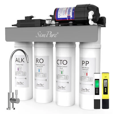 SimPure WP2-400GPD Alkaline Ionizer pH+ Tankless Reverse Osmosis Water System - Image 1 of 4