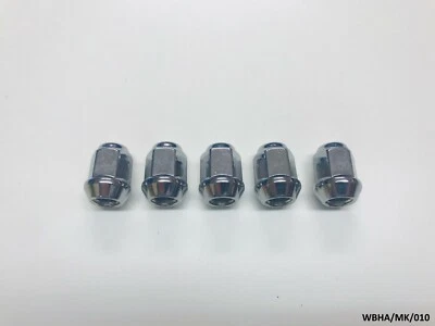 5 x Chrome Wheel Nut for Caliber / Compass & Patriot MK 2007-2017 WBHA/MK/010A - Image 1 of 4