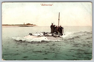 WWI HMS Submarine #5 Great Britain RPPC - Picture 1 of 2