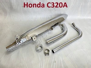 Honda C310A C320A Exhaust Muffler Pipe. Honda C320 C310 Reproduction Exhaust. - Foto 1 di 7