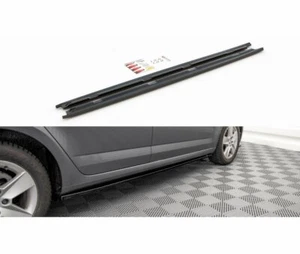 CUP Seitenschweller Ansätze SCHWARZ für Skoda Octavia MK3 FL Skirts Schweller - Bild 1 von 7