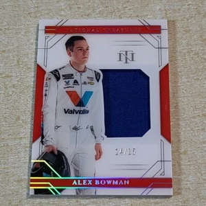 Alex Bowman 2020 Panini National Treasures Silhouette Acetato 14/15 NASCAR - Imagen 1 de 2