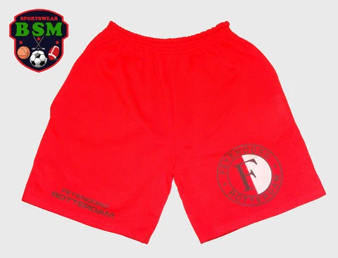 FEYENOORD ROTTERDAM Men's 2 Pockets L Training/Leasure FOOTBALL SHORTS Soccer Cover