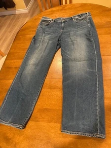 Lands End Women's Blue Jeans Straight Legs Size 20W - NWOT - Picture 1 of 6
