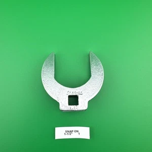 Snap-on 3/8” Drive 1-1/2” Open End Crowfoot Wrench - Picture 1 of 6