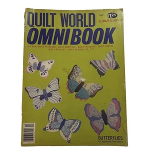 Quilt World Omnibook Vintage Magazine 1981 Summer Patterns Photos Designs - Picture 1 of 11
