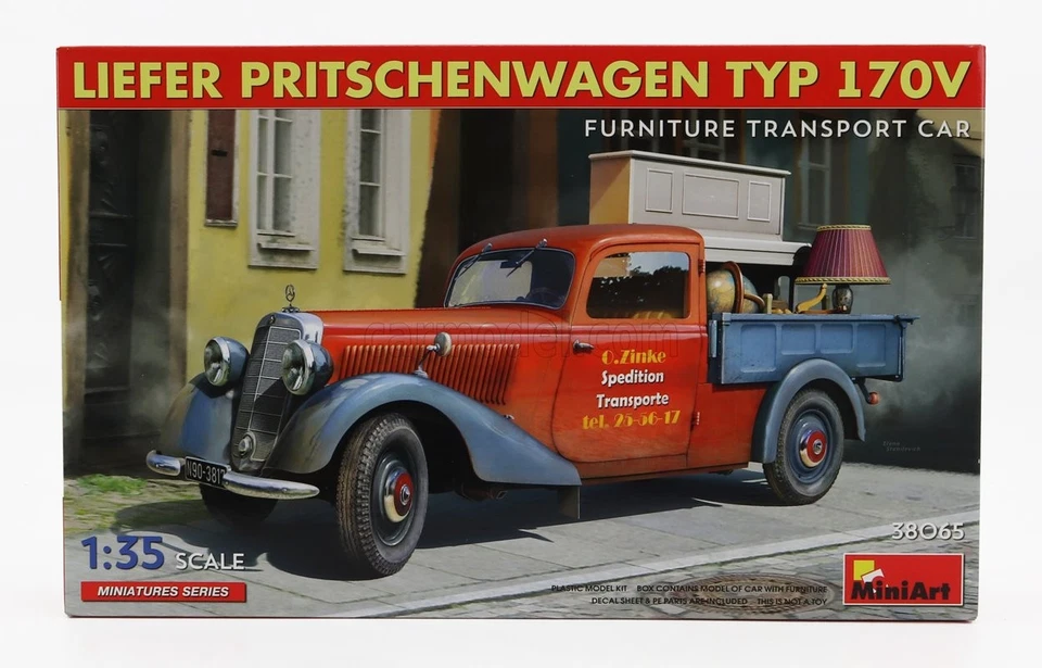 1/35 MINIART - MERCEDES BENZ - TYPE 170V LIEFER PRITSCHENWAGEN 1935 38065 - Immagine 1 di 1