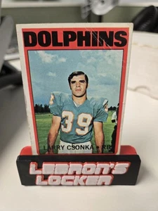 1972 Topps - Larry Csonka #140 - Miami Dolphins - Picture 1 of 2