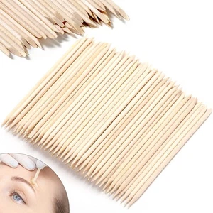 200Pcs Wooden Wax Sticks, Eye Brow Nose Lip Waxing Sticks, Wood Waxing Sticks... - Picture 1 of 8
