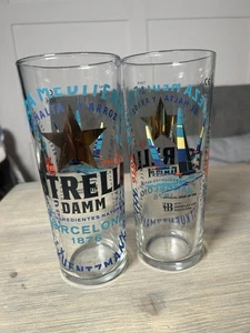 2 bicchieri da pinta Estrella Damm Americas Cup nuovi edizione limitata - Foto 1 di 7