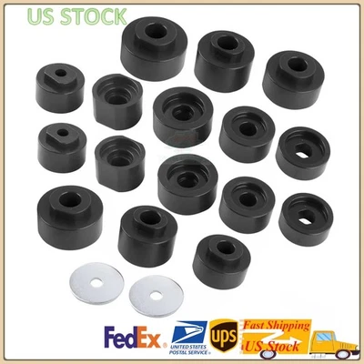 6-116 Black Body Cab Mount Bushings Kit For 01-05 Ford Explorer Sport Trac 2/4WD - Image 1 of 4