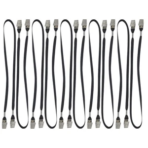 10pcs Face Masks Lanyard Neck Hanging Rope Outdoor Masks Strap with Two Clip - Picture 1 of 12