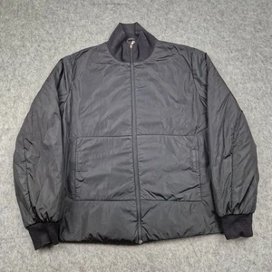 Prada Jacket Mens Size 56 Black Linea Rossa Bomber Nylon  Coat Designer Italy - Picture 1 of 17