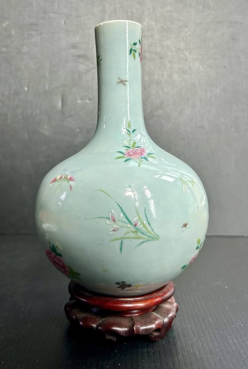 陶瓷蓝色1850-1899 中国古董花瓶| eBay