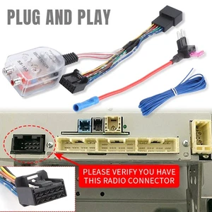 Factory Radio Add A Subwoofer Amplifier Harness for Toyota RAV4 Prius CHR Avalon - Foto 1 di 9