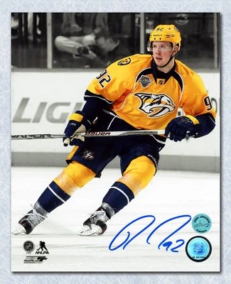 Ryan Johansen Nashville Predators Autographed Spotlight 8x10 Photo - Image 1 of 2