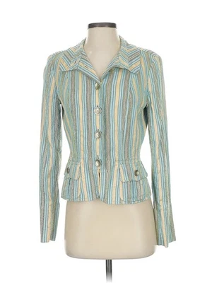 Carlisle Women Green Silk Blazer 2 - Image 1 of 4