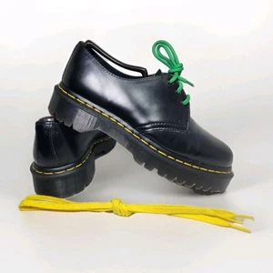 Doc Martens 1461 Bex glatt schwarz Oxford-Schuhe Herren Größe 7/W8 Halbschuh Plateau klobig - Bild 1 von 24