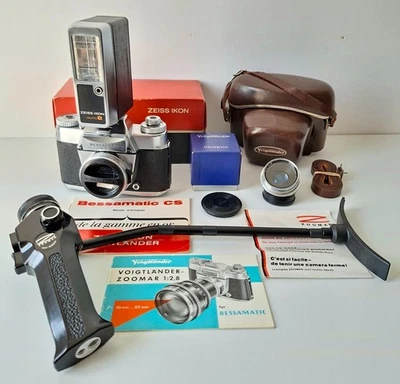 Voigtlander Bessamatic CS + Lanthar 2,8/50 + Zoomar pistol grip + Zeiss Ikotron - Photo 1/4