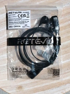 Retevis EAK001 Kenwood 2pin Unversal Covert Acoustic Tube Earpiece - Picture 1 of 3