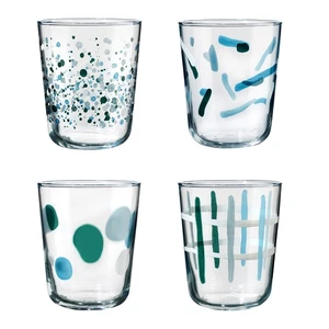 Boite de 4 gobelets Aura 31,5 cl verre 8 cm Cerve 8x8 cm - Imagen 1 de 2