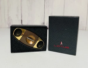Cortador de cigarros Lotus CUTV106- ORO CF con caja - Imagen 1 de 3
