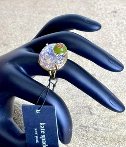 Kate Spade Martini Ring Authentic Womans Sz 5 Shaken or Stirr cocktail ring NWT - Picture 1 of 7