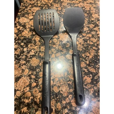 Calphalon Kitchen Utensil Set 2 Piece Slotted Turner Spatula - Image 1 of 4