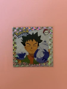 Pegatina Artbox Pokemon Serie 1 1999 Pr16 Brock - Imagen 1 de 2