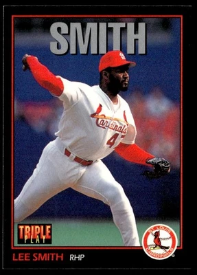 1993 Triple Play Lee Smith St. Louis Cardinals #83 - Image 1 of 2