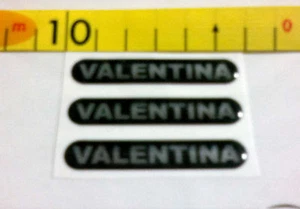 Logo Fregio con Nome in Resina 3 pezzi VALENTINA - Imagen 1 de 1