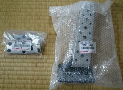 TOYOTA LEXUS GENUINE OEM GS250 GS350 GS450h F-SPORT ALUMINUM PEDAL SET  - Image 1 of 4