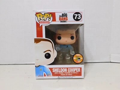 Funko POP! ~ Big Bang Theory - Sheldon Cooper #73 ~ Comic Con exclusive ~see pic - Image 1 of 4