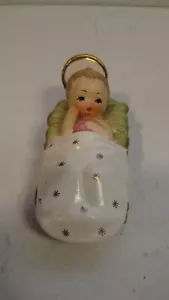 Vintage Christmas Inarco Ceramic Nativity Baby Jesus Rare HTF Japan 1964 - Picture 1 of 3