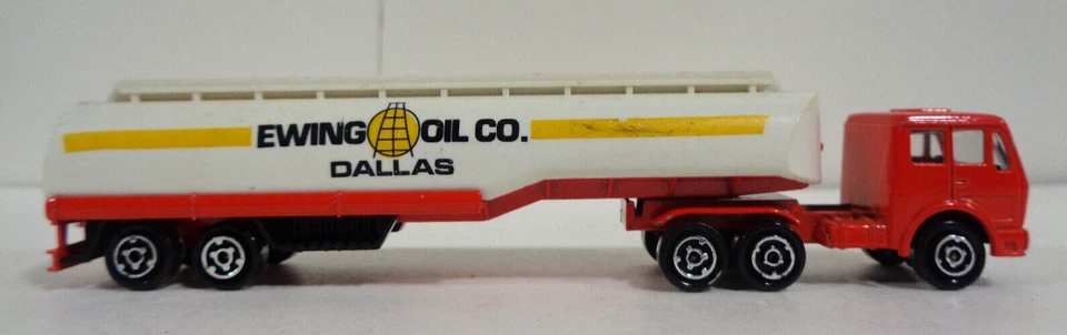 VINTAGE MAJORETTE "EWING OIL CO. DALLAS" TANKER TRUCK - Image 1 of 4