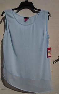 VINCE CAMUTO SIZE MEDIUM, LIGHT BLUE, SLEEVELESS BLOUSE - Picture 1 of 2