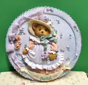 Placa colgante de pared de fe de peluches apreciados - Imagen 1 de 2