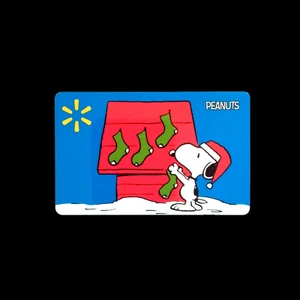 Walmart Peanut Snoopy House Christmas NEW COLLECTIBLE GIFT CARD NO VALUE #8745 - Picture 1 of 1
