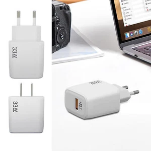 33W 3.0A USB Ladegerät Stecker Tragbares Reise Wand Ladegerät - Bild 1 von 11
