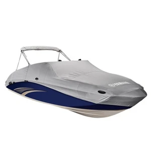 YAMAHA JETBOAT 210 SERIES 12'-14' PERSONALIZED MOORING COVER MAR-210PC-GY-12 - Picture 1 of 3