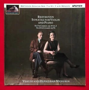 ASD 510 White/Gold BEETHOVEN SONATAS for Violin + Piano YEHUDI/HEPHZIBAH MENUHIN - Imagen 1 de 6