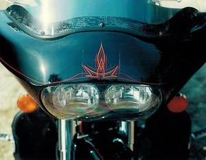 8x10 handgemaltes Motorrad Kunst Fototapete Portfolio Seite Airbrush Künstler-Geschenk - Bild 1 von 1
