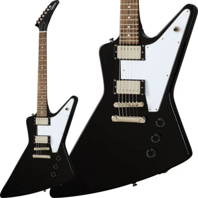 Epiphone by Gibson Explorer Ebony with gig bag - Image 1 of 4