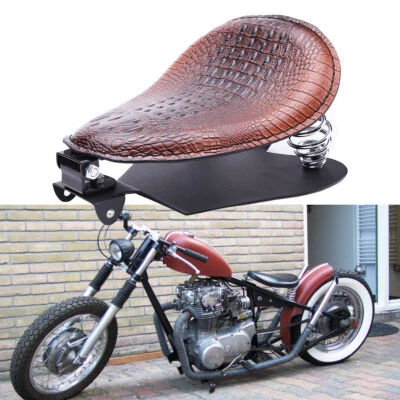 Asiento individual de cocodrilo para motocicleta Yamaha Bobber XS650 V-Star XVS 650 950 1100 Foto 1 de 4