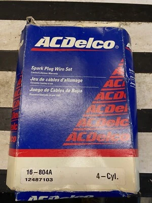 Cables de bujía Acdelco nos Dodge Chrysler Plymouth Daytona 81-90 2.2 2.5 Foto 1 de 2