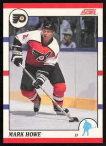 1990-91 Score #220 Mark Howe Philadelphia Flyers - Picture 1 of 2