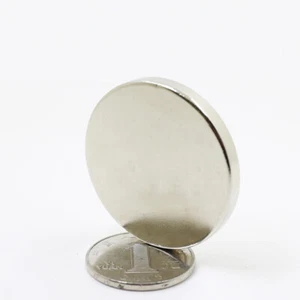 1/5/20 piezas 40x2 mm Fuerte Tierra Rara Neodimio NdFeB Nevera Disco Redondo Imanes N50 - Imagen 1 de 4