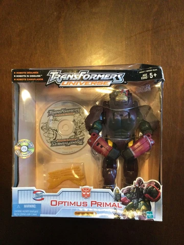 Transformers Universe Optimus Primal Hasbro 2003 MISB Cover